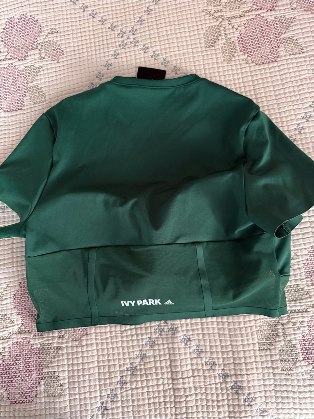 dark green Adidas x Ivy Park corset crop top - Picture 5 of 8